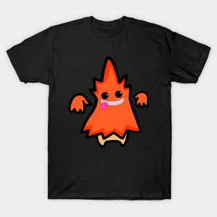 The flame fire red angry T-Shirt